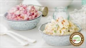 Once potatoes are cool, combine with the green apples, raisins and mayo and stir until everything is combined. Ensalada Rusa Or Mixta Recipe Video Of Potato Salad