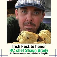 Brady was known for his 100-year-old scone recipe. Here's how you can taste  them again ➡️➡️  https://www.kctv5.com/2025/07/09/irish-fest-honor-slain-kansas-city-chef- shaun-brady/