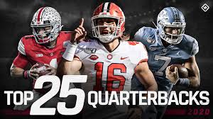 The following are the current 2020 fbs college football standings. College Football S Top 25 Quarterbacks For 2020 Trevor Lawrence Justin Fields Fight For Top Spot Sporting News