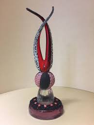 Scultura In Vetro Di Murano Con Nastro Nastro In Vetro Di Murano Murano Glass Sculpture With Tape Murrine Filigrana Filigree Novelty Lamp Table Lamp Lamp