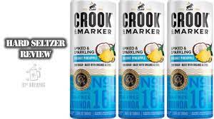 Get crook & marker coconut pineapple beer (12 fl oz) delivered to you within two hours via instacart. Crook Marker Coconut Pineapple Hard Seltzer Review Youtube