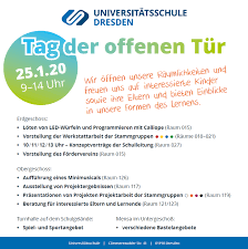 Tag Der Offenen Tur An Der Universitatsschule Dresden Bereich Geistes Und Sozialwissenschaften Tu Dresden