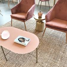 Silicus Pink Oblong Coffee Table In 2020 Coffee Table Table Oblong