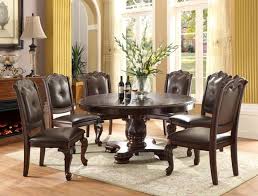 Get free shipping on qualified dining room sets or buy online pick up in store today in the here are some of the popular dining set materials to consider: Crown Mark 2150 60 5pc 5 Pc Wila Arlo Interiors Kiera Dark Finish Wood Round Dining Table Set With Faux Leather Seats