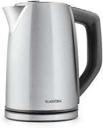 Shop coffee machines, coffee grinders and milk frothers at the warehouse. Amazon De Klarstein Teahouse Wasserkocher Teekocher Korpus Aus Geburstetem Edelstahl 1 7 Liter 3000 Watt Kabellos Einstellbar Cool Touch Griff Trockengehschutz Uberhitzungsschutz Silber