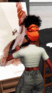 Slimmazsims on X: W.I.P Working on a mod that overrides the paintings on  the easel to pictures that are more black art aesthetics  t.coZtNSH5Gh9u  X