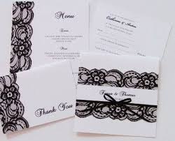 Ivory Black Lace Invitations Black Wedding Invitations Lace Wedding Invitations Trendy Wedding Invitations