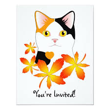 Cat Lover S Customizable Invitation Japanese Kitty Zazzle Com Japanese Bobtail Modern Cat Art Bobtail Cat