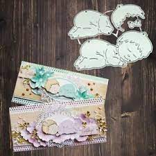 Sandwich the card making dies and your paper within two cutting pads. Sleeping Baby Metal Cutting Dies Craft Die Cut Embossing Card Making Stencil Ebay