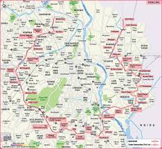 Delhi Metro Map Complete Route Details Of Metro Map Delhi