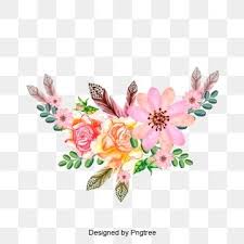 Red Hand Painted Watercolor Rose Flower Vine Invitations 8 Pink Png Transparent Clipart Image And Psd File For Free Download Floral Wreath Watercolor Watercolor Flower Background Flower Painting