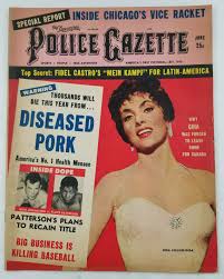 National Police Gazette June 1960 Gina Lollobrigida - Chicago Vice - Boxing  Dope | eBay