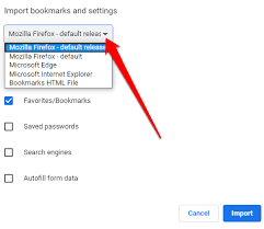 Once the favorites are backed up. How To Transfer Bookmarks To And From All Major Browsers