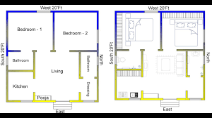 Dream 2 bedroom house plans, floor plans & designs. 2bhk 20 X 20 House Plan East Face House Plan 400sqft House Plan Budget House Plans Youtube