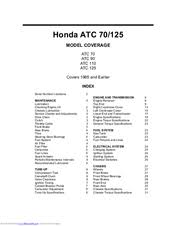 Here are some wiring diagrams for the honda 3wheelers. Honda Atc 125 Manuals Manualslib