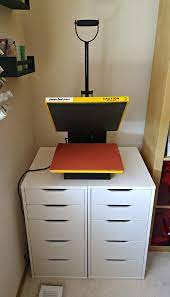 Heat Press Storage Ikea Hack Simply Darr Ling In 2021 Ikea Craft Room Ikea Crafts Craft Room Office