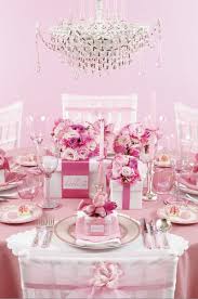 Pink Table Decorating Ideas For Valentines Party Beautiful Pink Table Setting Minimalist Desk Wedding Table Pink Glam Bridal Shower Ideas Pink Bridal Shower