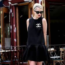 Lately Chanel Brooch Little Black Dress Black Dress