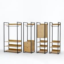 Armoire la redoute au meilleur prix. Module Armoire 1 Porte Penderie 6 Etageres Hiba Rak Pakaian Perabot Industri Desain Furnitur