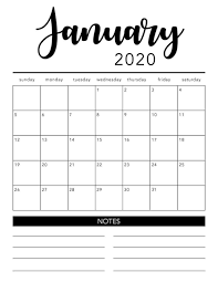 Download any of these calendar templates to make a calendar for the entire year. Monthly Calendar Printable 2020 All Products Are Discounted Cheaper Than Retail Price Free Delivery Returns Off 76