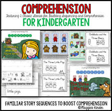 Reading Comprehension Activities Bundle For Kindergarten