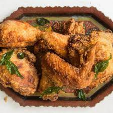 Kerala Style Fried Chicken With Coconut Oil And Curry Leaves Recipe Fried Chicken Recipes Curry