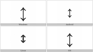 An arrow is a graphical symbol, such as ← or →, or a pictogram, used to point or indicate direction.in its simplest form, an arrow is a triangle, chevron, or concave kite, usually affixed to a line segment or rectangle, and in more complex forms a representation of an actual arrow (e.g. Up Down Arrow Utf 8 Icons