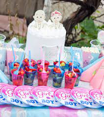 We've got funny options for everything from appetizers to desserts and this is just one post in a whole series. 30 Best Baby Gender Reveal Party Food Ideas