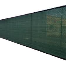Fence4ever 92 In X 25 Ft Green Privacy Fence Screen Plastic Netting Mesh Fabric Cover With Reinforced Grommets For Garden Fence F4e G825fs A 90 The Home Dep Privacy Fence Screen Fence Screening Green