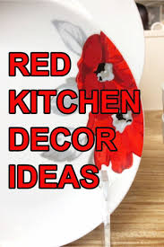 Inspirational red bathroom ideas, featuring red vanities, red bathroom sinks, unique red bathroom decor, red bathroom tiles, and red bathroom we've all become accustomed to seeing the odd red bathroom accessories set here and there, but today we're talking about all in, all round red bathroom. Fun Red Kitchen Decor Accessories To Decorate Your Home Organized Sparkle Red Kitchen Decor Red Kitchen Accessories Kitchen Accessories Decor