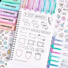 Simple 3 Step Banner Ideas For Your Bullet Journal Or Study Notes What S Your Favorite Ani Bullet Journal Writing Bullet Journal Notes Bullet Journal Banner