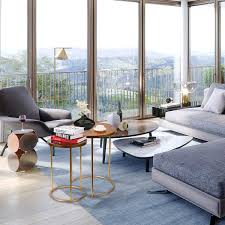 Sana grey teak top round outdoor end tables, set of 2. 2 Piece Side Tables Set Round Modern Nesting Side Accent Tables With Color Glass Top And Gold Base Buy Online At Best Price In Uae Amazon Ae