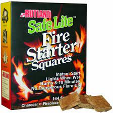 Rutland safe lite fire starter squares are the best firestarter to start any fire. Amazon Com Fire Starter Wood 144pk Sports Outdoors
