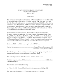 SUWANNEE COUNTY SCHOOL BOARD