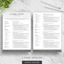 Cv Template For Microsoft Word Innova Resume Modern Resume Templates Resume Template Word Resume Templates Downloadable Resume Template