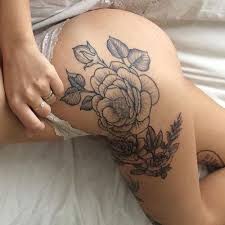 Floral Side Thigh Tattoo Ideas Best Thigh Tattoos For Women Cute Leg Tattoos On Upper Side And Back Th Thigh Tattoos Women Thigh Tattoo Side Thigh Tattoos