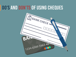 We'll send you a link to a feedback form. The Do S And Don Ts Of Using Cheques