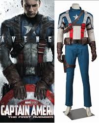 Captain america's uniform were sets of uniforms used by captain steve rogers which served as his outfit during his superhero exploits. The First Avenger Captain America Steve Rogers Cosplay Costume