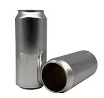 16oz Standard Blank Brite Aluminum Cans - Palletized