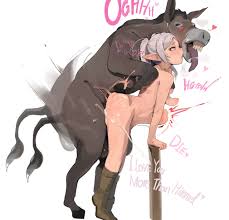 Rule 34 - Ahe Gao Animal Genitalia Bare Back Bestiality Breasts Cheating  Cucked By Beast Cuckold Donkey Elf English Text Eyes Rolling Back Female  Frieren Green Eyes Grey Hair Hearts Around Head