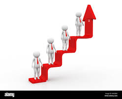 Career growth, Career development, Career advancement in the design of information related to professional growth. 3d illustration Stock Photo - Alamy