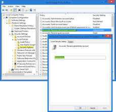 You can remove blank password restriction by following the steps given below from the right pane double click on accounts: How To Rename Built In Administrator Account In Windows 10