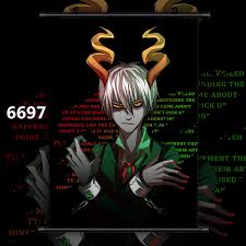 Cara download stuck in the wall animmation 3d rina hole. Homestuck Anime Manga Wall Poster Scroll Painting Calligraphy Aliexpress