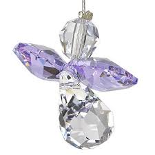 The Crystal Guardian Angel Light Amethyst 9 95 From Woodstock Chimes Represents June S Birthstone Bu Woodstock Chimes Angel Suncatcher Crystal Suncatchers