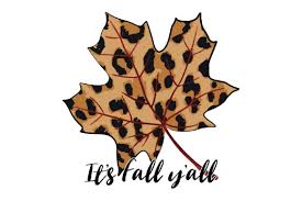 They are free to download and there are 10 files to choose from. Autumn Leaves Leopard Pattern Graphic By Tori Designs Creative Fabrica