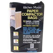 Selecting the solid pack™ control allows you to reduce trash volume by up to 80%. Kitchenaid Trash Compactor Paper Bags 12 Bags 41207001 Walmart Com Walmart Com