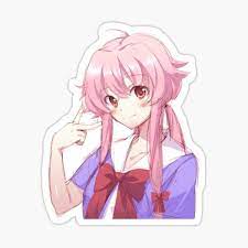 Mirai Nikki Stickers Mirai Nikki Yuno Gasai Anime