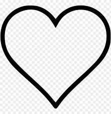 The title of the sheet is: Black Heart Outline Png Vector Download Emoji Heart Coloring Pages Png Image With Transparent Background Toppng