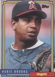 1992 Hubie Brooks Bowman #97 Angels Free Shipping (F1673)