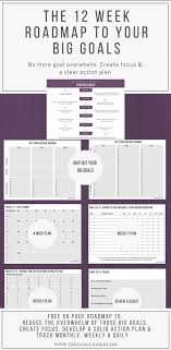 12 Week Goal Setting Worksheet Free Printables Goal Setting Worksheet Goals Planner Goal Planning